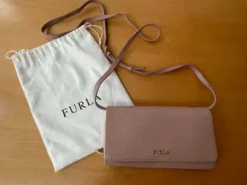 FURLA 장지갑 핑크 수납 가방 포함