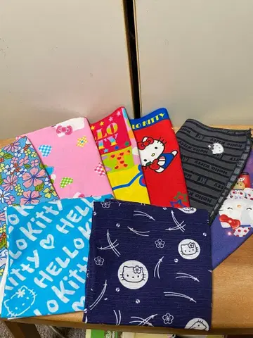 [ USED ] 헬로키티 손수건 세트 8개