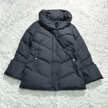 새상품급 프로바돌 숄카라 다운 자켓 A라인 다운 85% 블랙