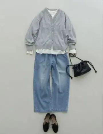 카구레 피드 데님 이지 팬츠 새상품