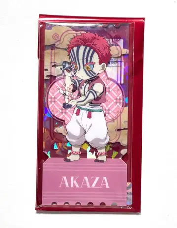 귀멸의 칼날 아크릴 티켓 아카자 중국 팝업 스토어 한정판 미사용 새상품