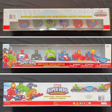 미개봉 마블 슈퍼히어로 어드벤처 풀백카 미니카