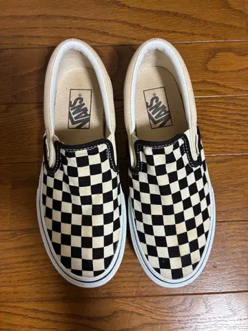 Vans 체커보드 슬립온 23cm