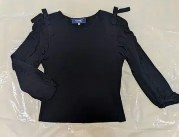 MS GRACY 리본, 프릴 달린 긴팔 니트