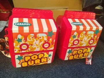 팝콘 박스 빨간색 2개 길티 파르페 새상품