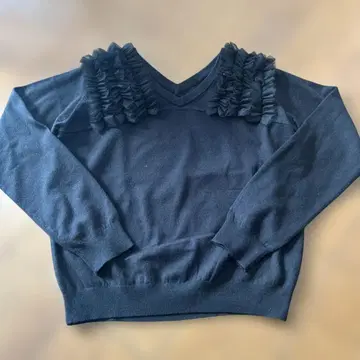 새상품 야마다야 페넬 튤프릴 니트 긴팔