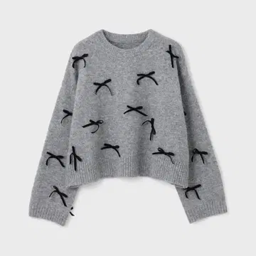 그레이스 콘티넨탈 리본 니트 탑