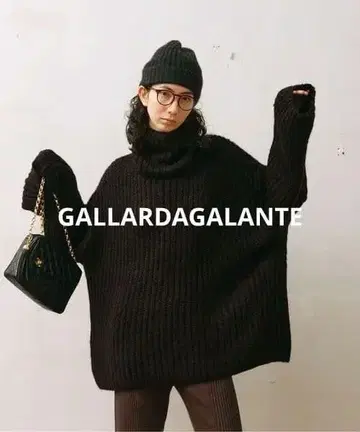 개럴개런트 와이드 리브 터틀넥 니트 [온라인 스토어 한정 상품]