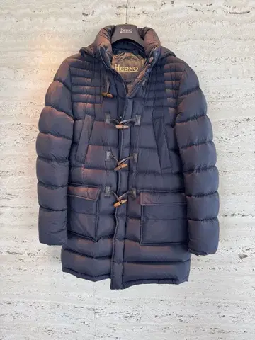 Herno 더플 다운 자켓 네이비