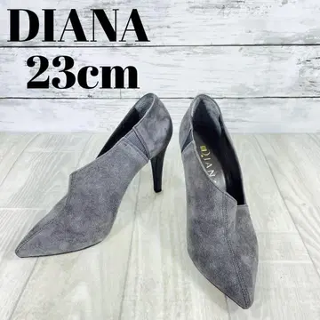 [ 새상품급 ] DIANA 스웨이드 그레이 부티 23cm 사이드 고어
