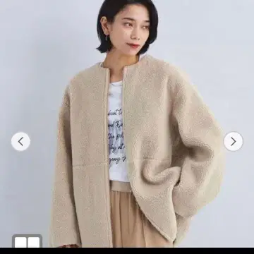 보아 자켓 내추럴 FREE