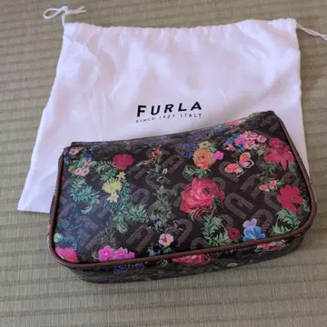 FURLA 꽃무늬 숄더백 수납 봉투 포함