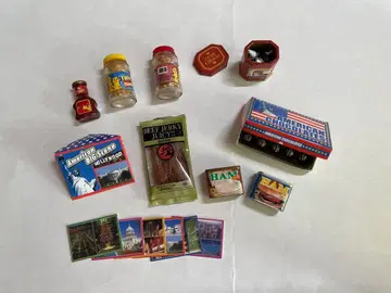 미니어처 미국 기념품 세트