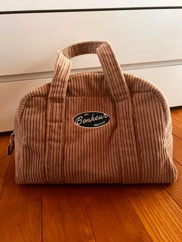 [ depound ] 코듀로이 백 베이지