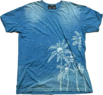 스컬 T셔츠 Y2K 다보T