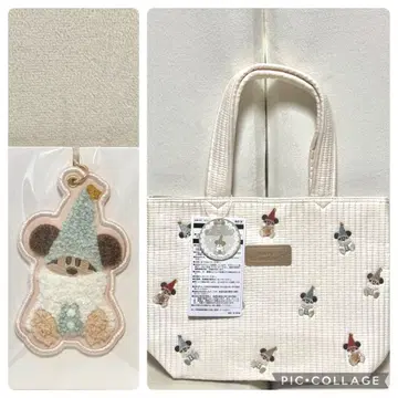 도쿄 디즈니 리조트 릴린린 키체인 스카이블루 토트백