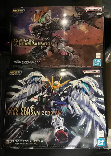 MGSD 윙건담 제로 EW & MGSD 건담 발바토스