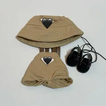 러브브 의류 코스튬 POP MART 베이지 3종 세트 부츠 포함