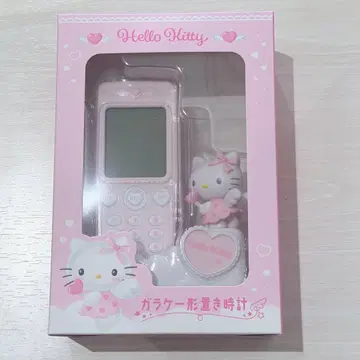 산리오 키티 헬로키티 탁상시계 키티 갈라 모양 탁상시계