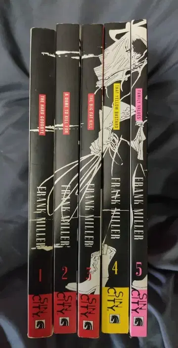 프랭크 밀러 Sin City 5권 세트