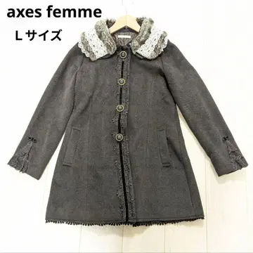 새상품급 axes femme 액시즈 코트 브라운 L 사이즈