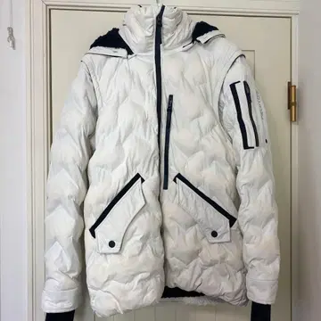 워크맨 FIELD CORE 화이트 다운 자켓 사이즈 L