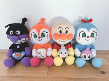 호빵맨 봉제 인형 big 4개 묶음 판매