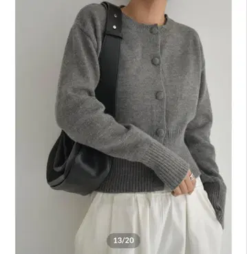 라비쉬게이트 싸개 단추 숏 가디건 마차트