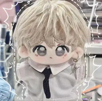 즉시 발송 10cm BTS V 태태 태현 봉제 인형 +의류+귀걸이