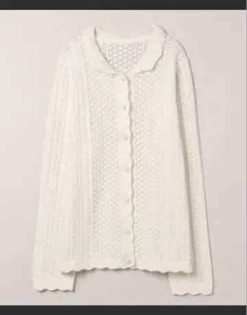 JEANASIS 패턴 MIX 크로셰 가디건