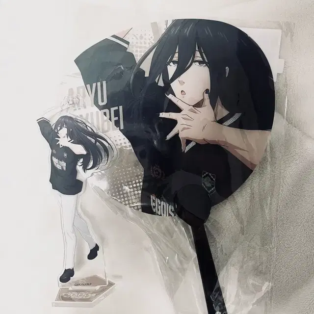 블루록 아류 쥬베에 페스티벌 아크릴 스탠드 부채 우치와 일괄