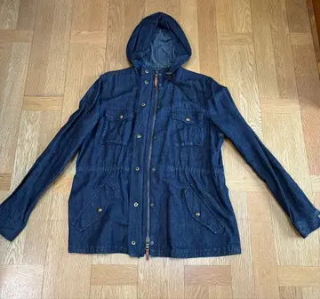 Lauren Jeans Co. 데님 마운틴 파카 랄프 로렌 다크 네이비