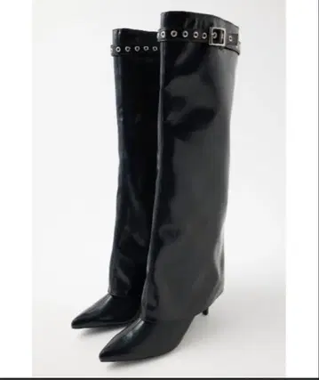 MOUSSY WIDE COVER 롱 부츠 S