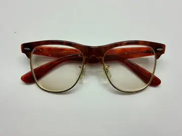 레이밴 브라운 사각형 안경