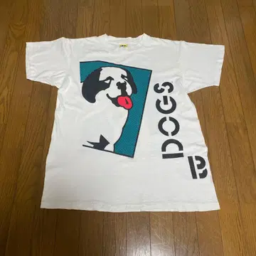 레어 구제 의류 90's BIG DOGS T-shirt 애니멀 티셔츠