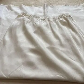 FRAMeWORK <추가> 큐프라 바이어스 새틴 롱 스커트