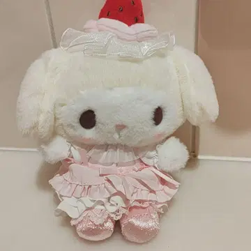 산리오 마이멜로디 딸기 휘핑 케이크 숏케이크 마스코트 백참