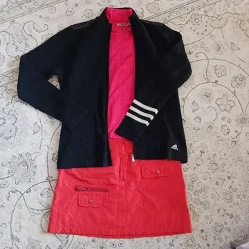 여성용 골프웨어 코디 세트 아디다스