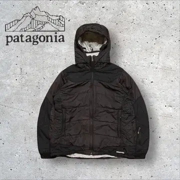파타고니아 퍼프 라이더 자켓 충전솜 블랙 L 자수 로고 05년식 e