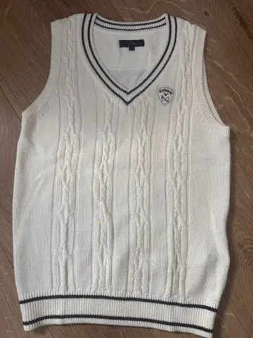 Callaway 여성용 케이블 니트 베스트