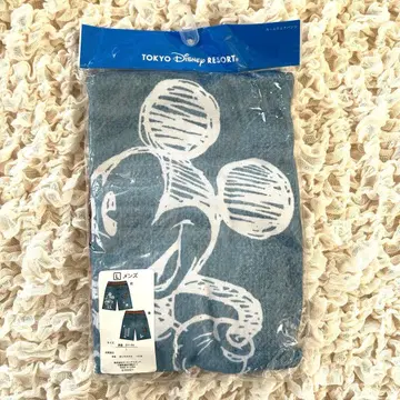 새상품 도쿄 디즈니 리조트 미키 데님풍 룸 팬츠 남성용