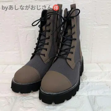 by 키다리 아저씨 부드러운 니트 컴뱃 부츠 M 사이즈