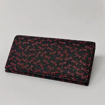 [ 미사용 새상품 ] 인덴야 장지갑 잠자리 무늬