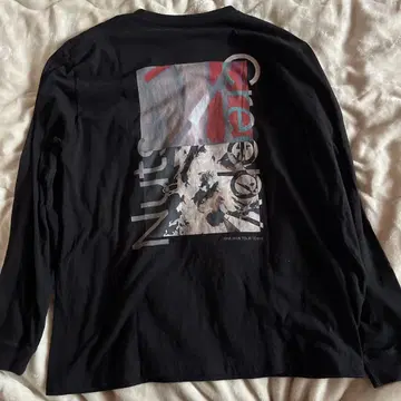 Creepy Nuts 블랙 롱 티셔츠 L