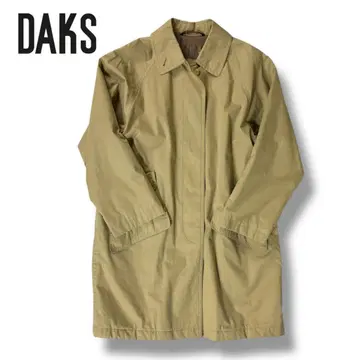 [ 새상품급 ] DAKS 코튼 스텐칼라 코트 베이지 S 사이즈 영국제