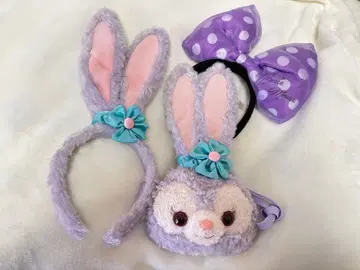 도쿄 디즈니 머리띠 보라색