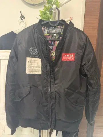 DRESS MA-1 플라이트 자켓 블랙