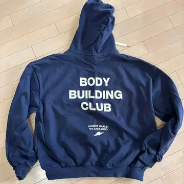 잭팟 마켓 BODY BUILDING CLUB 후드티
