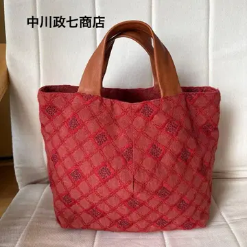 [나카가와 마사시치 상점] 자수 미니 토트백