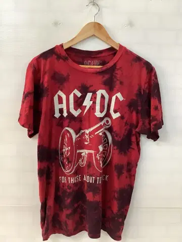 11.28 A166T 에이씨디씨 티셔츠 밴드 티셔츠 타이 다이 패턴
